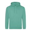 Just Hoods Uniszex laza szabású kapucnis pulóver AWJH001, Spring Green-2XL