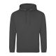 Just Hoods Uniszex laza szabású kapucnis pulóver AWJH001, Steel Grey-2XL