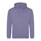 Just Hoods Uniszex laza szabású kapucnis pulóver AWJH001, True Violet-2XL