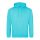 Just Hoods Uniszex laza szabású kapucnis pulóver AWJH001, Turquoise Surf-2XL