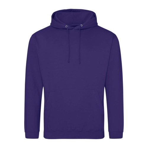 Just Hoods Uniszex laza szabású kapucnis pulóver AWJH001, Ultra Violet-2XL