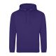 Just Hoods Uniszex laza szabású kapucnis pulóver AWJH001, Ultra Violet-2XL