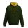 Just Hoods AWJH003  kapucnis pulóver, Forest Green/Gold R