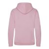 Just Hoods Gyerek kapucnis pulóver  kontrasztos színű kapucni béléssel AWJH003J, Baby Pink/Arctic White-12/13