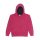 Just Hoods Gyerek kapucnis pulóver  kontrasztos színű kapucni béléssel AWJH003J, Hot Pink/French Navy-12/13