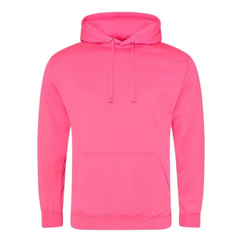 Just Hoods  élénk színű unisex kapucnis pulóver AWJH004, Electric Pink-2XL