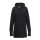 Just Hoods hosszított fazonú Női kapucnis pulóver AWJH005, Jet Black-L