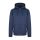 Just Hoods Uniszex poliészter sport kapucnis pulóver AWJH006, Blue Melange-2XL