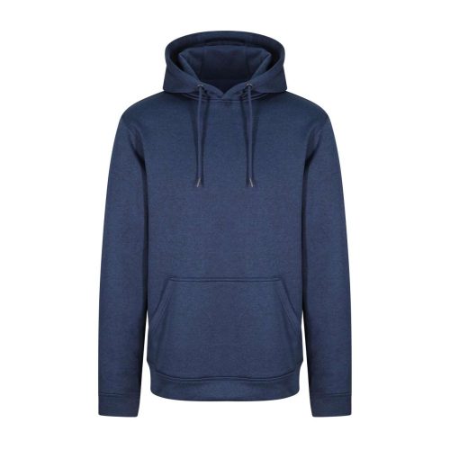 Just Hoods Uniszex poliészter sport kapucnis pulóver AWJH006, Blue Melange-2XL