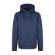 Just Hoods Uniszex poliészter sport kapucnis pulóver AWJH006, Blue Melange-2XL