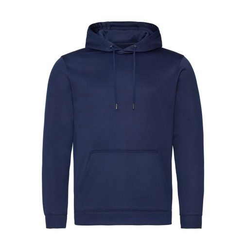 Just Hoods Uniszex poliészter sport kapucnis pulóver AWJH006, Oxford Navy-3XL