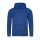 Just Hoods Uniszex poliészter sport kapucnis pulóver AWJH006, Royal Blue-2XL