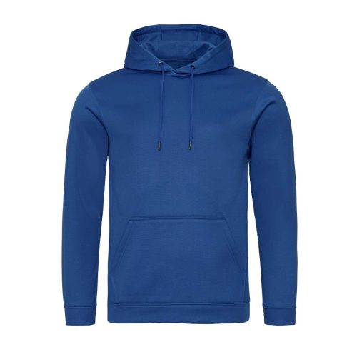 Just Hoods Uniszex poliészter sport kapucnis pulóver AWJH006, Royal Blue-2XL