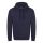 Just Hoods Uniszex kevert színű kapucnis pulóver AWJH012, Cosmic Navy/White-XS