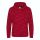 Just Hoods Uniszex terpmintás kapucnis pulóver AWJH014, Red Camo-S