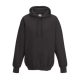 Just Hoods Uniszex vastag kapucnis pulóver AWJH020, Charcoal-M