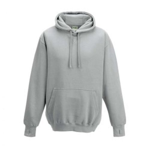 Just Hoods Uniszex vastag kapucnis pulóver AWJH020, Heather Grey-M