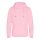 Just Hoods Uniszex keresztbe vart nyakú, vastag kapucnis pulóver AWJH021, Baby Pink-2XL