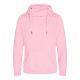 Just Hoods Uniszex keresztbe vart nyakú, vastag kapucnis pulóver AWJH021, Baby Pink-2XL