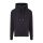 Just Hoods Uniszex keresztbe vart nyakú, vastag kapucnis pulóver AWJH021, Black Smoke-S