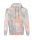 Just Hoods Uniszex batikolt kapucnis pulóver  AWJH022, Grey Pink Marble-2XL