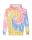 Just Hoods Uniszex batikolt kapucnis pulóver  AWJH022, Tie-Dye Swirl-2XL