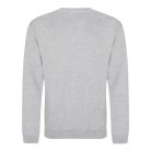 Just Hoods Uniszex hagyományos szabású kereknyakú pulóver AWJH030, Heather Grey-L