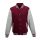 Just Hoods patentos vastag férfi pulóver AWJH043, Burgundy/Heather Grey-S