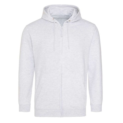 Just Hoods cipzáros kapucnis férfi pulóver AWJH050, Ash-2XL