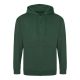 Just Hoods cipzáros kapucnis férfi pulóver AWJH050, Bottle Green-2XL