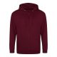 Just Hoods cipzáros kapucnis férfi pulóver AWJH050, Burgundy-2XL