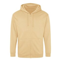   Just Hoods cipzáros kapucnis férfi pulóver AWJH050, Desert Sand-S