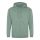 Just Hoods cipzáros kapucnis férfi pulóver AWJH050, Dusty Green-L