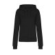 Just Hoods kapucnis Női pulóver, elején végig cipzárral AWJH050F, Deep Black-M