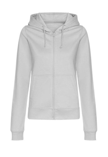 Just Hoods kapucnis Női pulóver, elején végig cipzárral AWJH050F, Heather Grey-L