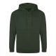 Just Hoods cipzáros kapucnis férfi pulóver AWJH050, Forest Green-S