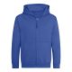 Just Hoods Gyerek cipzáras kapucnis pulóver AWJH050J, Royal Blue-12/13