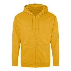   Just Hoods cipzáros kapucnis férfi pulóver AWJH050, Mustard-S