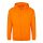 Just Hoods cipzáros kapucnis férfi pulóver AWJH050, Orange Crush-XL