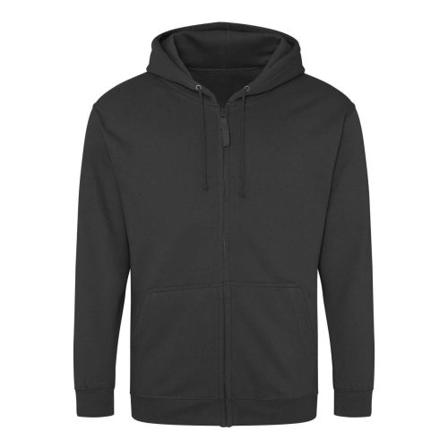 Just Hoods cipzáros kapucnis férfi pulóver AWJH050, Storm Grey-L