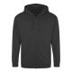 Just Hoods cipzáros kapucnis férfi pulóver AWJH050, Storm Grey-L