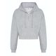 Just Hoods hasig érő cipzáros kapucnis Női pulóver AWJH065, Heather Grey-L