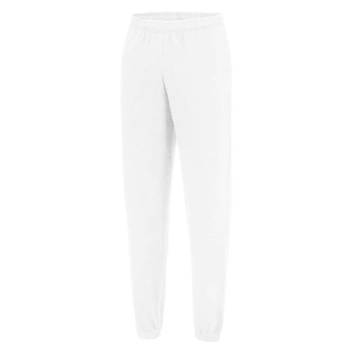 Just Hoods Uniszex jogging nadrág gumis aljjal AWJH072, Arctic White-2XL