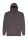 Just Hoods Uniszex mosott hatású kapucnis pulóver AWJH090, Washed Charcoal-M