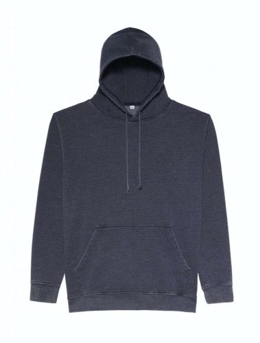 Just Hoods Uniszex mosott hatású kapucnis pulóver AWJH090, Washed New French Navy-XS