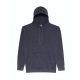 Just Hoods Uniszex mosott hatású kapucnis pulóver AWJH090, Washed New French Navy-XS