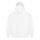 Just Hoods Uniszex kenguruzsebes kapucnis vastag pulóver AWJH101, Arctic White-2XL