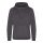 Just Hoods Uniszex kenguruzsebes kapucnis vastag pulóver AWJH101, Charcoal-2XL