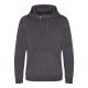 Just Hoods Uniszex kenguruzsebes kapucnis vastag pulóver AWJH101, Charcoal-2XL