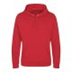 Just Hoods Uniszex kenguruzsebes kapucnis vastag pulóver AWJH101, Fire Red-3XL